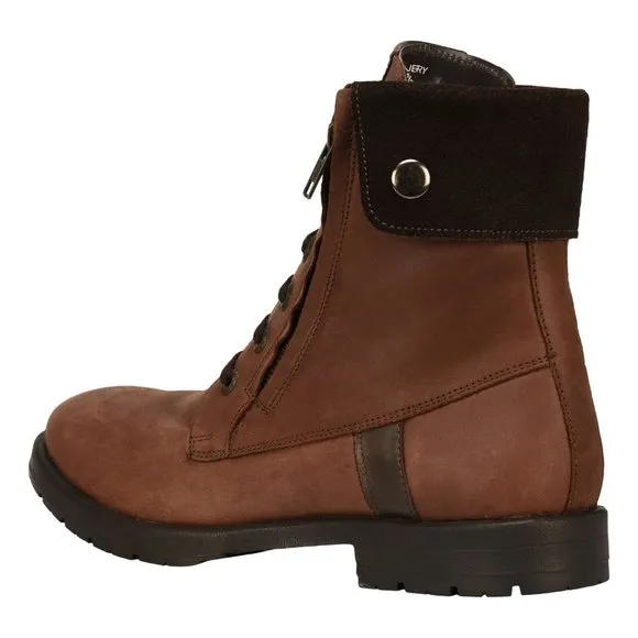 LIBERTYZENO Men's  Brown Lace-Up Casual Boots
