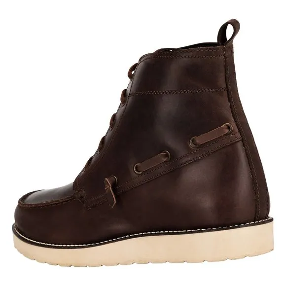 LIBERTYZENO Men's  Brown Lace-Up Casual Boots