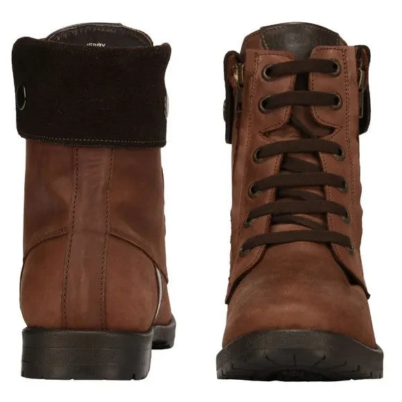 LIBERTYZENO Men's  Brown Lace-Up Casual Boots