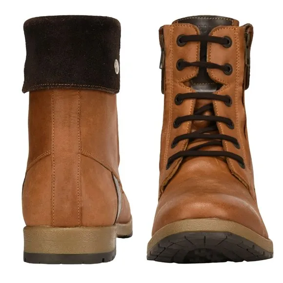 LIBERTYZENO Men's  Lace-Up Tan Casual Boots