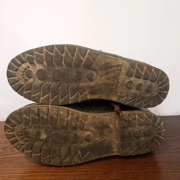 LL Bean Boots Hunting Rain 6&quot; G2 G Force Compound Soles Suede Mens Size 7W