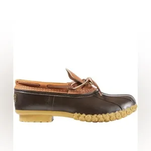 LL Bean Boots Men’s Rubber Mocs Size 11    Color:Tan/Bean Boot Brown/Gum