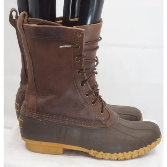 L.L. Bean Maine Hunting Shoe 10&quot; Gore-Tex Thinsulate Liners Men's Size 9M