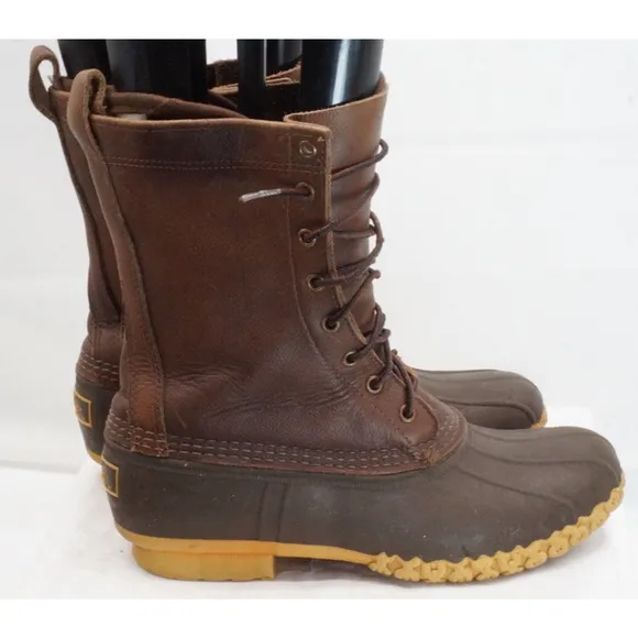 L.L. Bean Maine Hunting Shoe 10&quot; Gore-Tex Thinsulate Liners Men's Size 9M