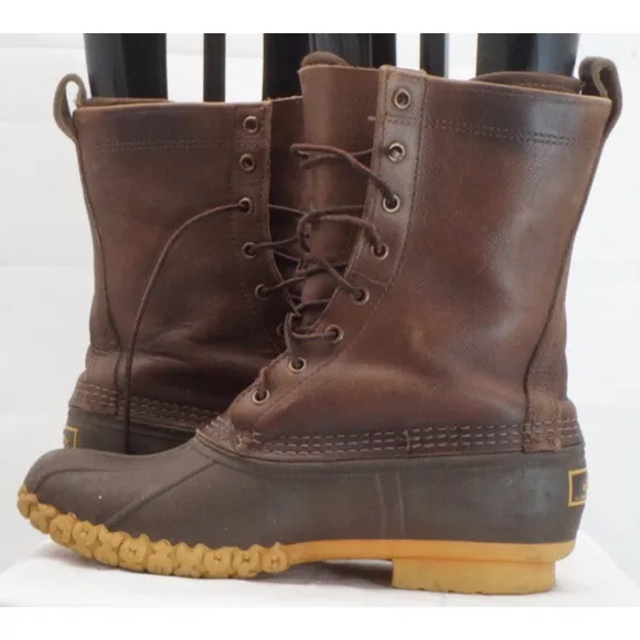 L.L. Bean Maine Hunting Shoe 10&quot; Gore-Tex Thinsulate Liners Men's Size 9M