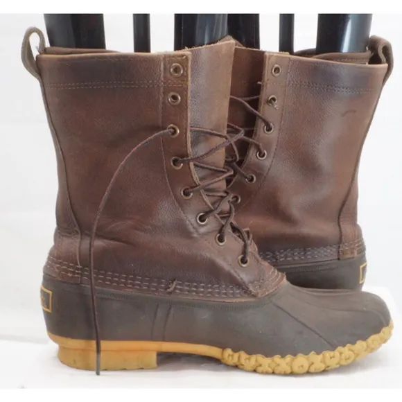 L.L. Bean Maine Hunting Shoe 10&quot; Gore-Tex Thinsulate Liners Men's Size 9M