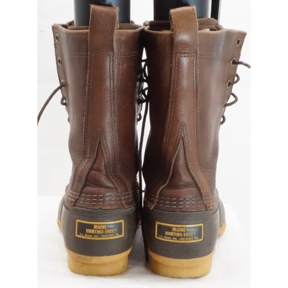 L.L. Bean Maine Hunting Shoe 10&quot; Gore-Tex Thinsulate Liners Men's Size 9M