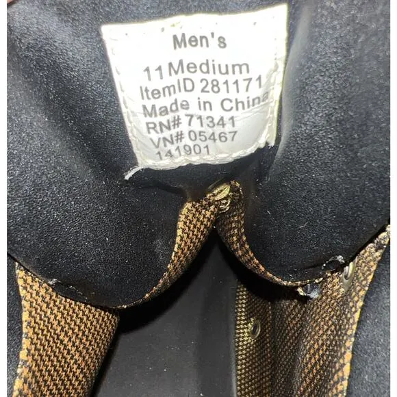LL Bean Men Brown Leather Boot Size 11 Med Item ID 281171 Hiking Fishing