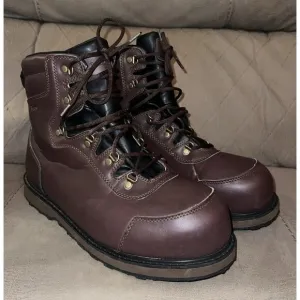 LL Bean Men Brown Leather Boot Size 11 Med Item ID 281171 Hiking Fishing