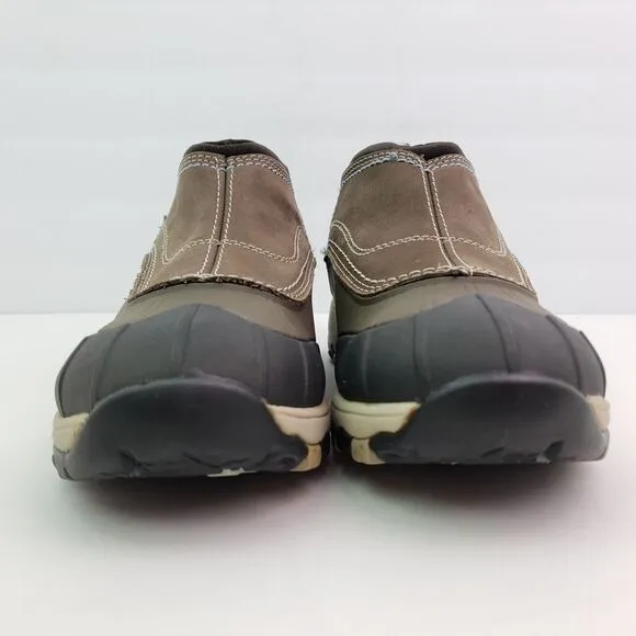 LL Bean TEK 2.5 Storm Chaser Womens Size 7 Brown Slip On Waterproof Boots Shoes