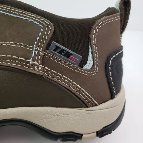 LL Bean TEK 2.5 Storm Chaser Womens Size 7 Brown Slip On Waterproof Boots Shoes
