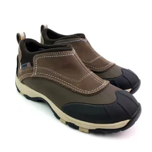 LL Bean TEK 2.5 Storm Chaser Womens Size 7 Brown Slip On Waterproof Boots Shoes