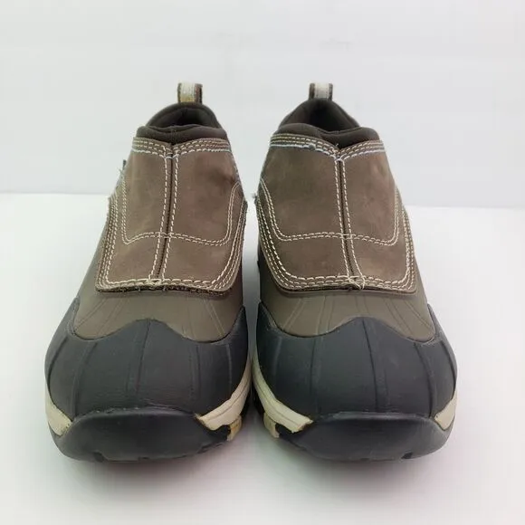 LL Bean TEK 2.5 Storm Chaser Womens Size 7 Brown Slip On Waterproof Boots Shoes