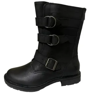 L.L. Bean Women’s Old Port Mid Moto Black Boots Like New Size 6