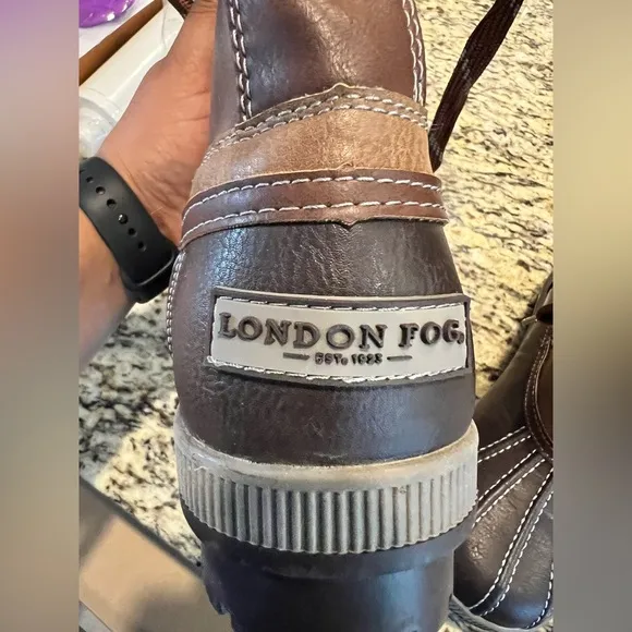 London Fog Faux Fur lined winter boots, size 9