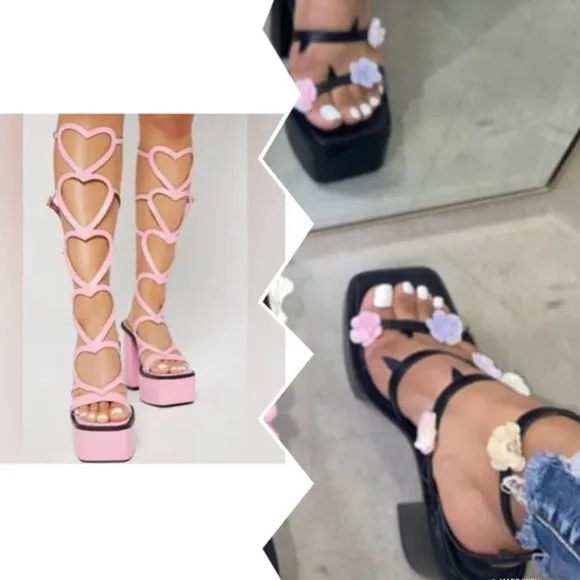 Lot of 2 Ego platforms heels shoes •7