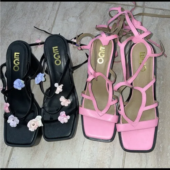 Lot of 2 Ego platforms heels shoes •7