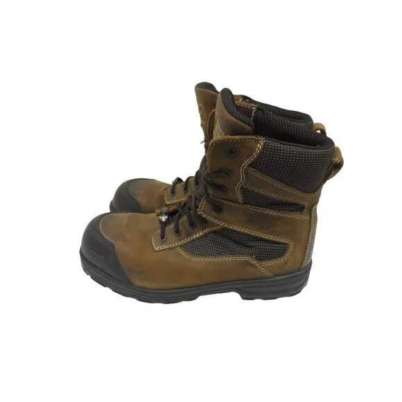 L.P. Royer Men's Agility SHIELDTEX 8 Inch Composite Toe Work Boots Brown 13M