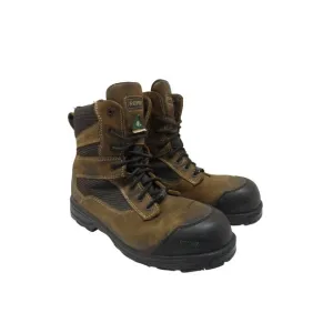 L.P. Royer Men's Agility SHIELDTEX 8 Inch Composite Toe Work Boots Brown 13M