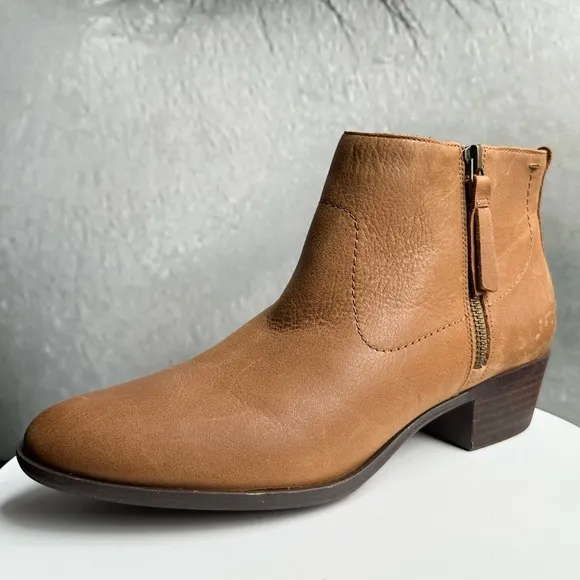 🌸LUCKY BRAND🌸 Blandre Womens Leather Booties Ankle Boots Size: 10