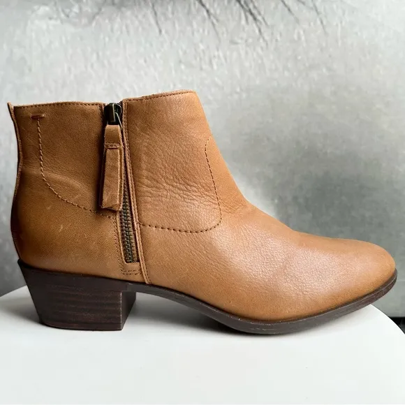 🌸LUCKY BRAND🌸 Blandre Womens Leather Booties Ankle Boots Size: 10