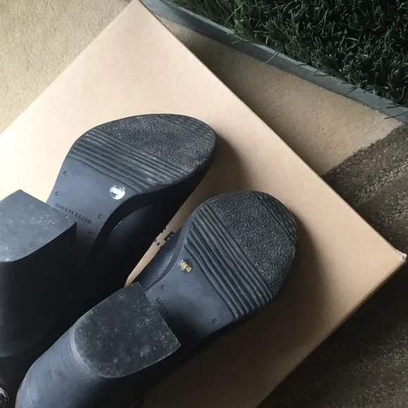 Lucky Brand Orsann healed leather boots