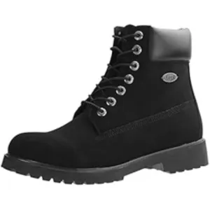 Lugz Convoy 6 Inch Lace Up Black Suede Casual Boots MCNWD-001 Mens 9.5 Size 43