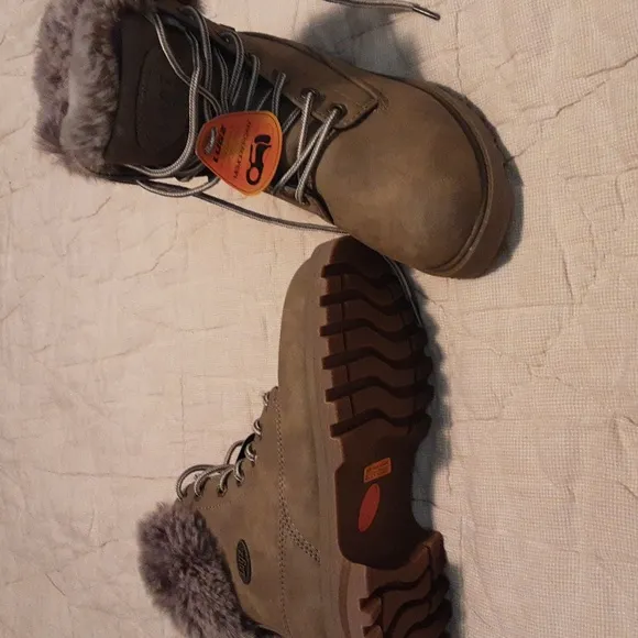 Lugz Flexastride Memory Foam fur boots