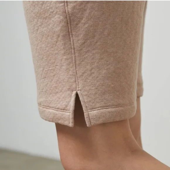 Lunya Restore Double Faced Short Otium Tan Heather Size Medium