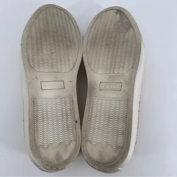 M. GEMI Cerchio Woven Leather Sneakers Shoes Women’s Size 41