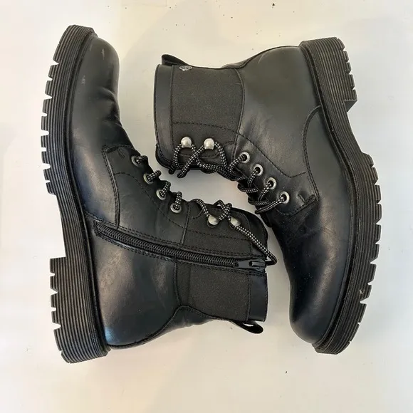 Madden NYC Black Boots Mens Size USA 7