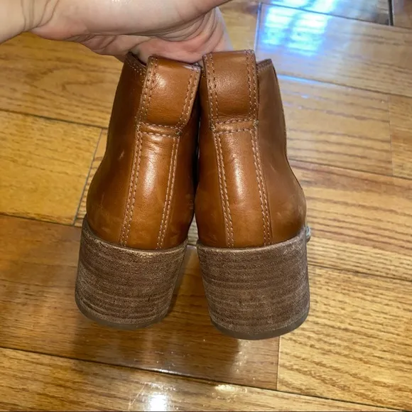 MADEWELL BROWN THE ASHER BOOT IN SUEDE AND LEATHER SIZE 8