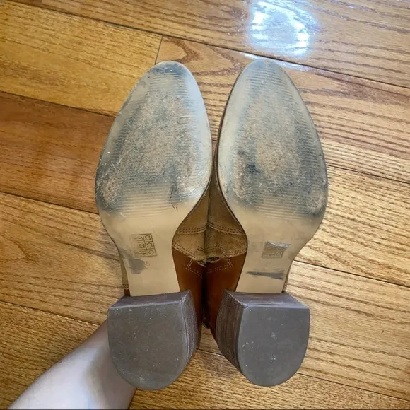 MADEWELL BROWN THE ASHER BOOT IN SUEDE AND LEATHER SIZE 8