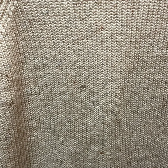 Madewell Curved-Hem Cream Sweater Dress Size Small