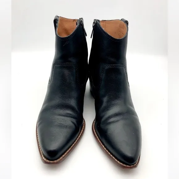 Madewell The Hailie Boot Leather In Black