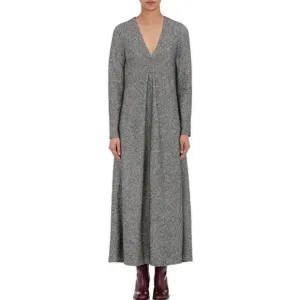 Maison Margiela MM6 Women's Long Tweed Maxi Dress sz 4