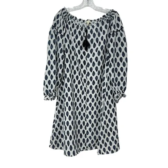 Maje oversized long sleeve boho peasant tunic women's summer dress size S / 1