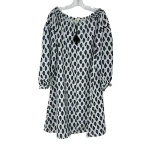 Maje oversized long sleeve boho peasant tunic women's summer dress size S / 1