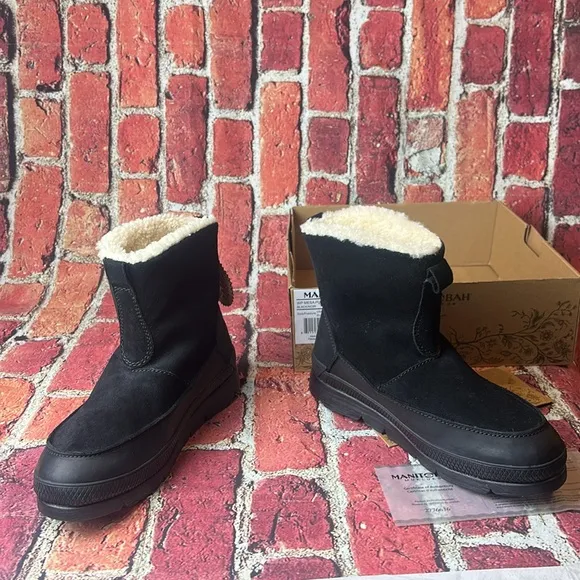 Manitobah Black Winter Boots