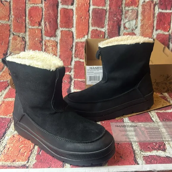 Manitobah Black Winter Boots