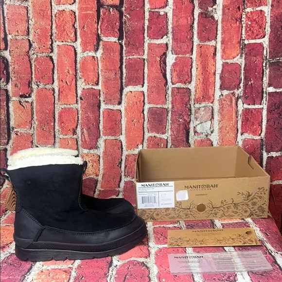 Manitobah Black Winter Boots