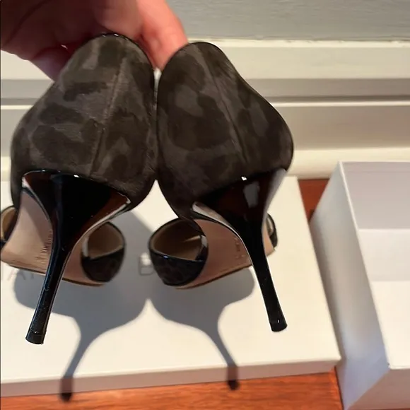 Manolo Blahnik Leopard Print Heels