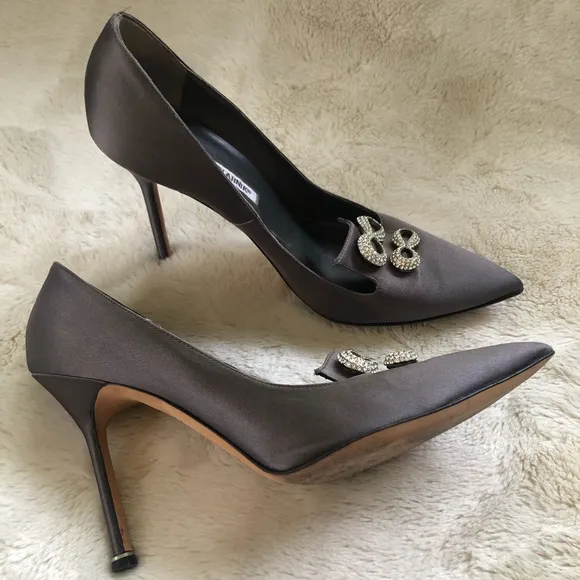 Manolo Blahnik - Sexy Silver Shoes