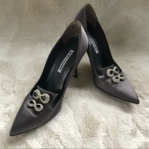 Manolo Blahnik - Sexy Silver Shoes