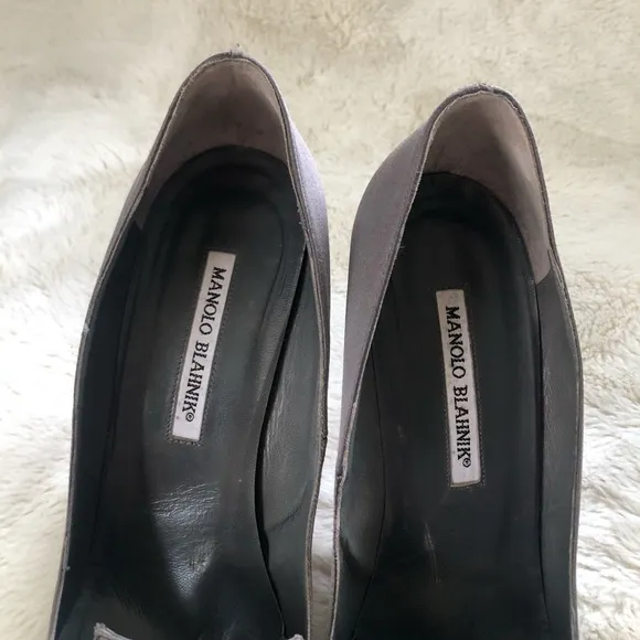 Manolo Blahnik - Sexy Silver Shoes