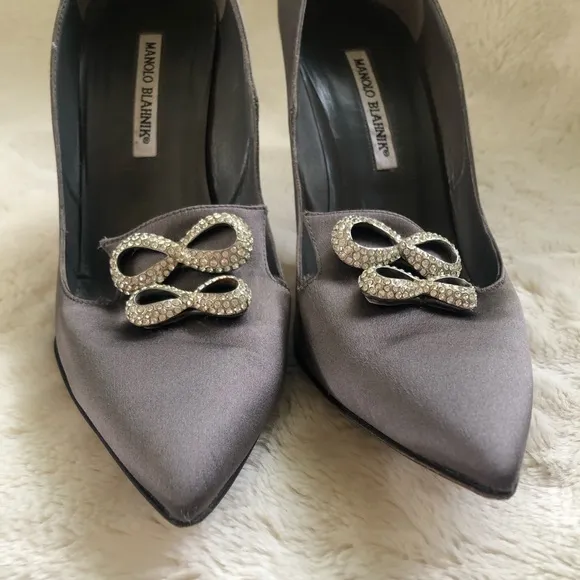Manolo Blahnik - Sexy Silver Shoes