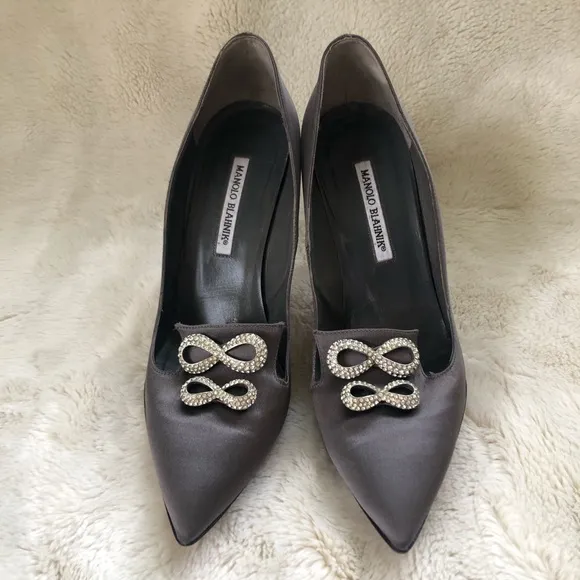 Manolo Blahnik - Sexy Silver Shoes