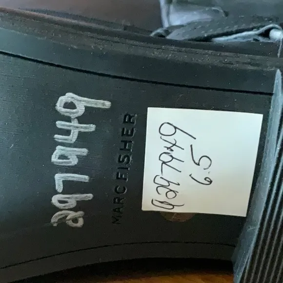 Marc Fisher‎ Black Leather Boots