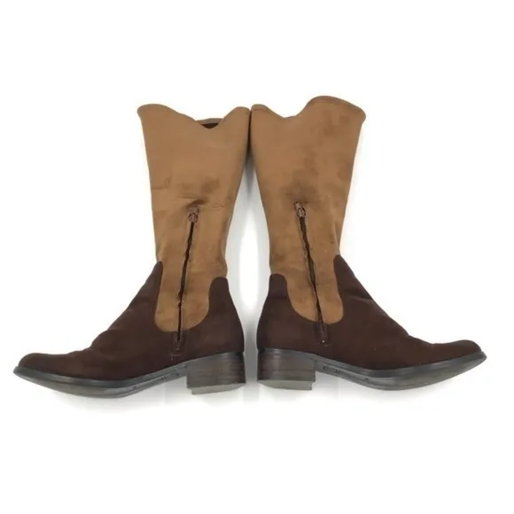 Marc Fisher Faux 2 Tone Suede Gabi Boots Size 8.5