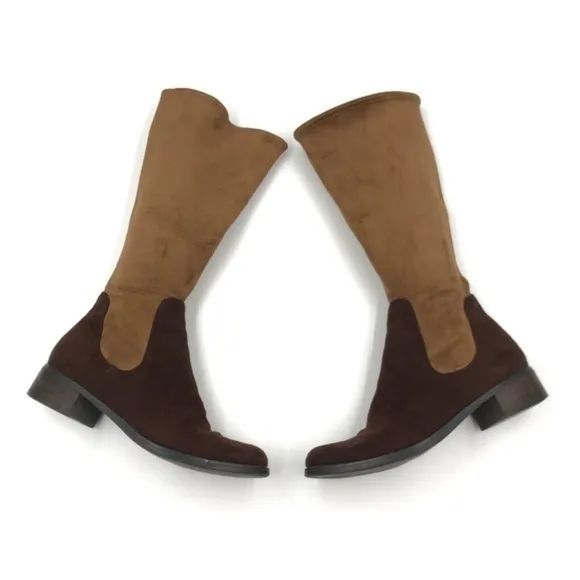 Marc Fisher Faux 2 Tone Suede Gabi Boots Size 8.5